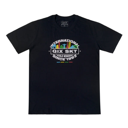 CAMISETA QIX INTERNATIONAL SKT RIO PRETA