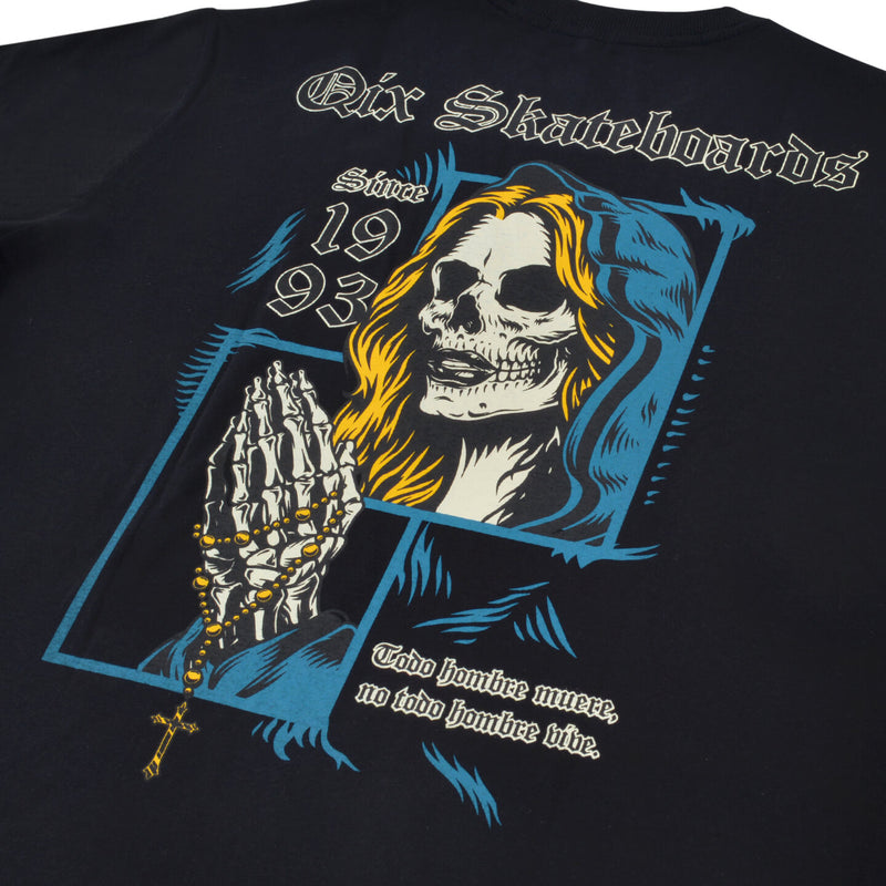 CAMISETA QIX SKULL SKATEBOARD