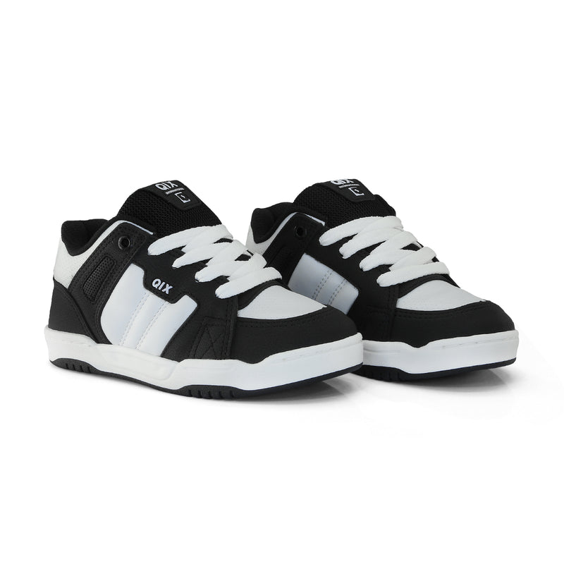 Tênis Infantil Qix Square Preto e Branco