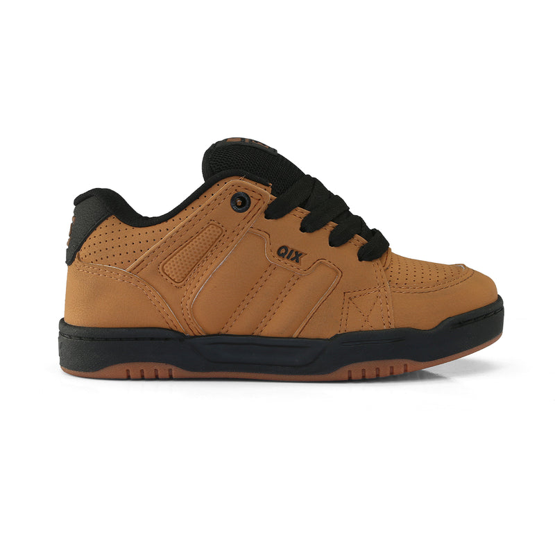 Tênis Infantil Qix Square Caramelo e Preto