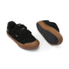 Tênis skate infantil QIX Chorão Park Velcro Preto Gum