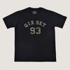 CAMISETA QIX SKT 93 CAMOUFLAGED LOGO PRETA