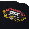 CAMISETA QIX FIRE SKATE BOARDS PRETA