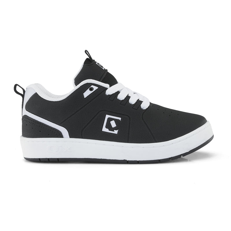 Tênis Infantil QIX Smash Preto, Branco e Preto