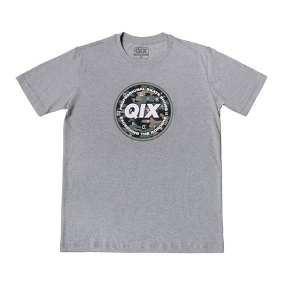 CAMISETA QIX INTERNATIONAL CAMOUFLAGED CIRCLE MESCLA