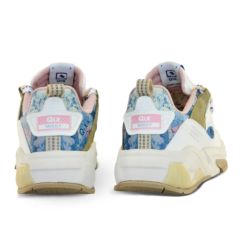 Tênis QIX Missy Feat Urban Hiking Series Bege e Rosê