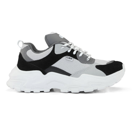 Tênis QIX Higher Preto, Grafite e Branco