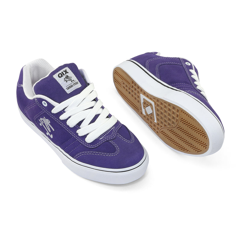 Tênis QIX Chorão Lado-B Vulk Roxo e Branco