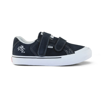 Tênis QIX Infantil Chorão Park Velcro Marinho e Branco