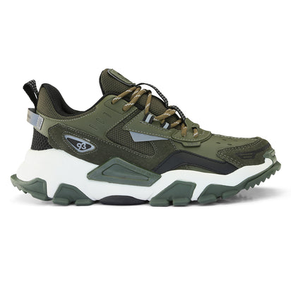 Tênis Qix Trek Urban Hiking Verde Militar e Off White
