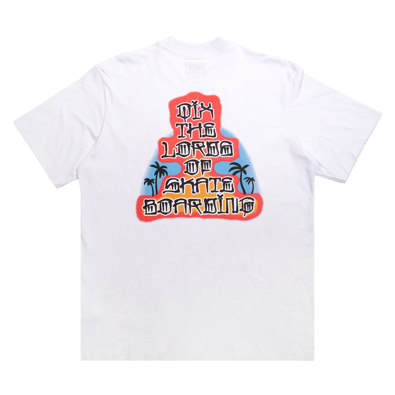 CAMISETA QIX STREET LORD SKATE BOARDING BRANCO