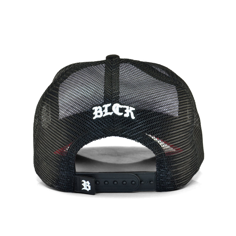 Boné Trucker Charlie Brown Jr Preto