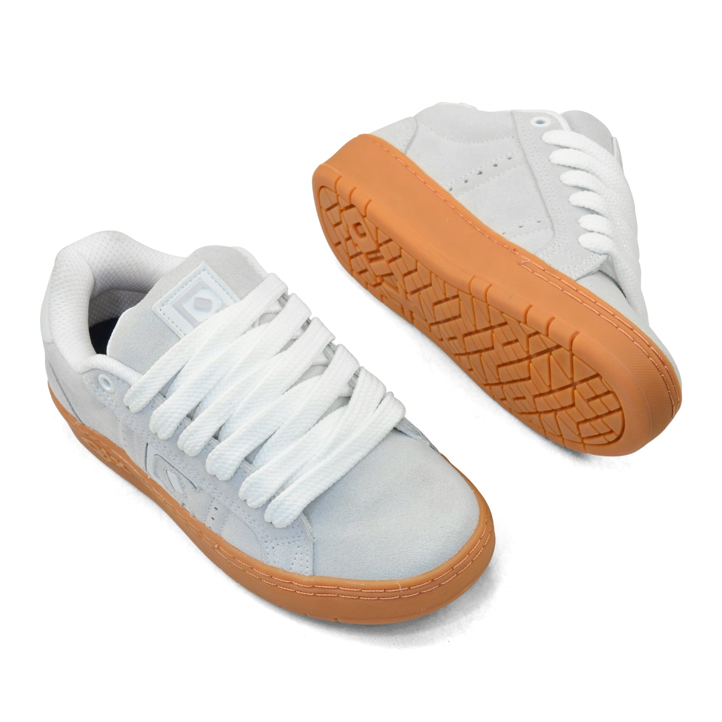 ミニマムジーク Fuzzy Tênis Qix Skate Combat Suede - Alvejado Natural