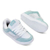Tênis Qix AM Skate confort Branco Verde Aqua