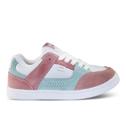 Tênis Qix AM Skate confort Verde e Rosa