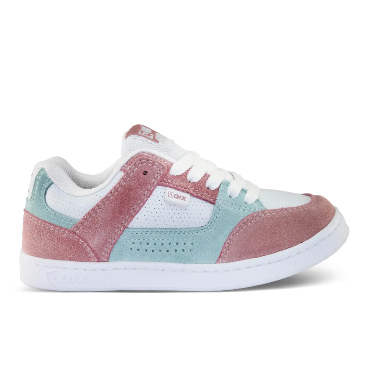 Tênis Qix AM Skate confort Verde e Rosa