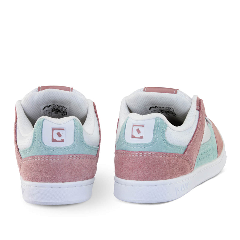 Tênis Qix AM Skate confort Verde e Rosa