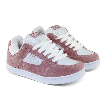 Tênis Qix AM Skate confort  Branco e Rosa