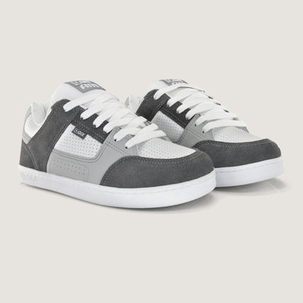 Tênis Qix AM - Skate Confort Chumbo e Branco