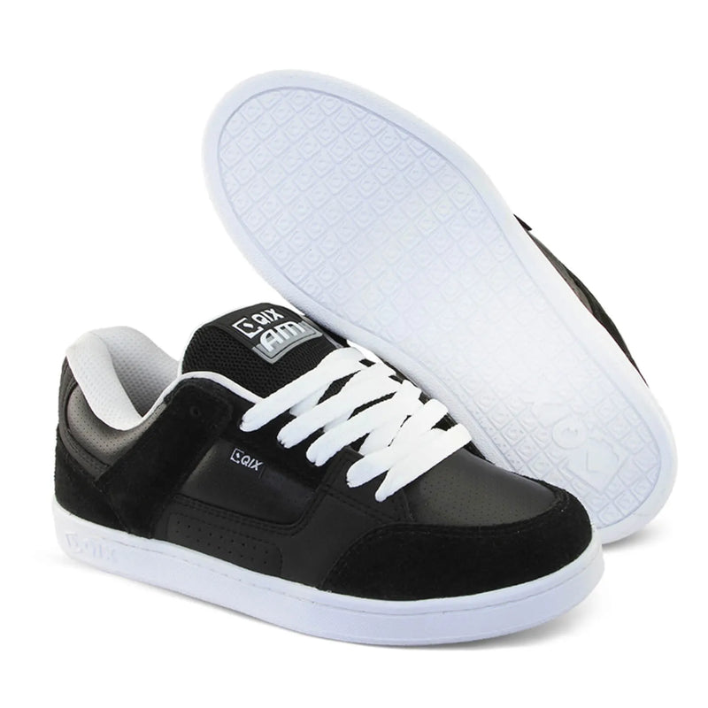 Tênis Qix AM Skate confort Preto e Branco