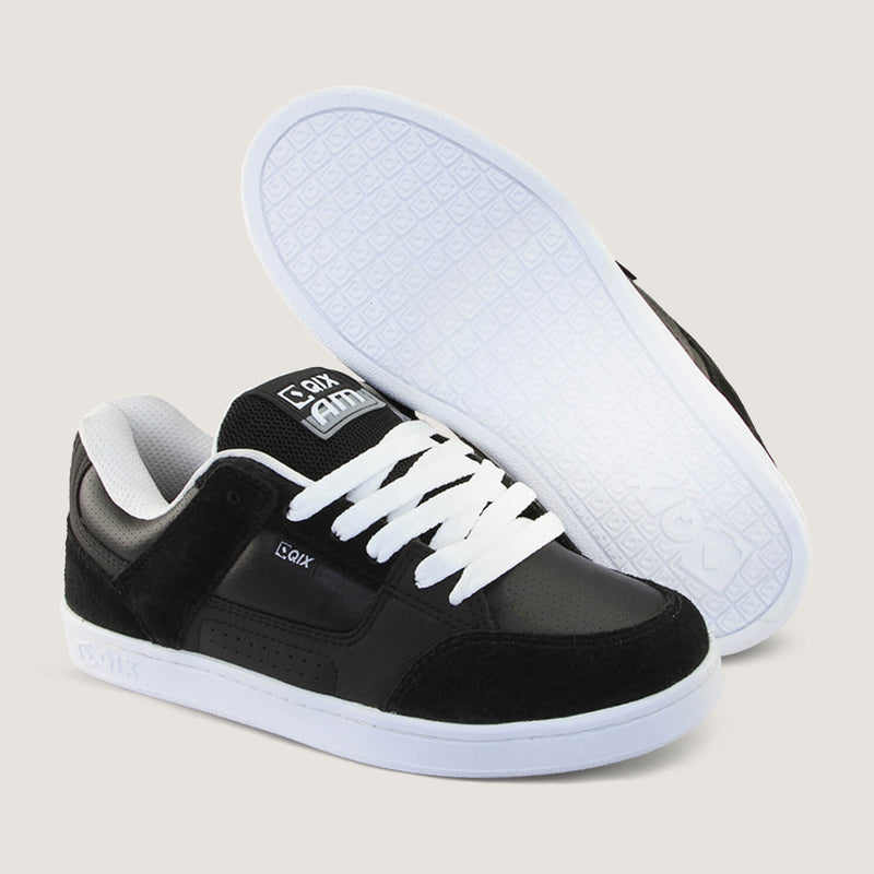 Tênis Qix AM - Skate confort Preto e Branco