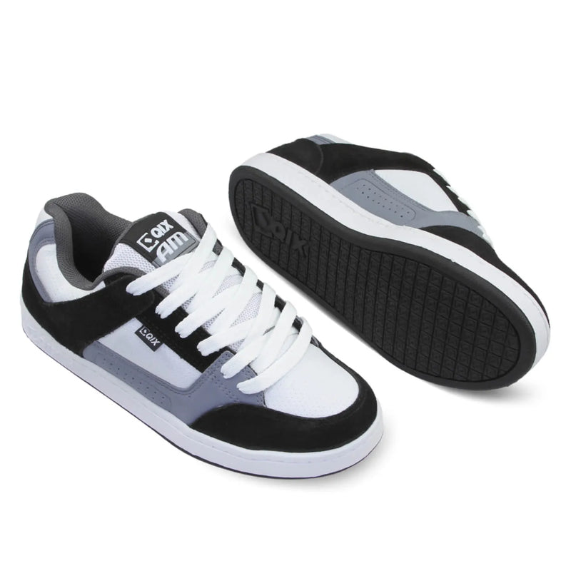 Tênis Qix AM Skate confort Preto e Cinza