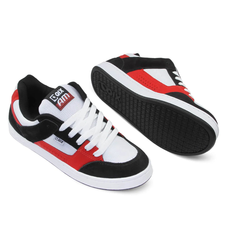 Tênis Qix AM Skate confort Preto e Vermelho