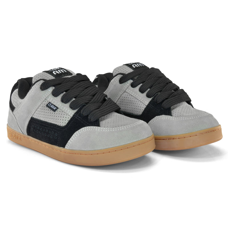 Tênis Qix AM Suede - Bege e Preto Latex