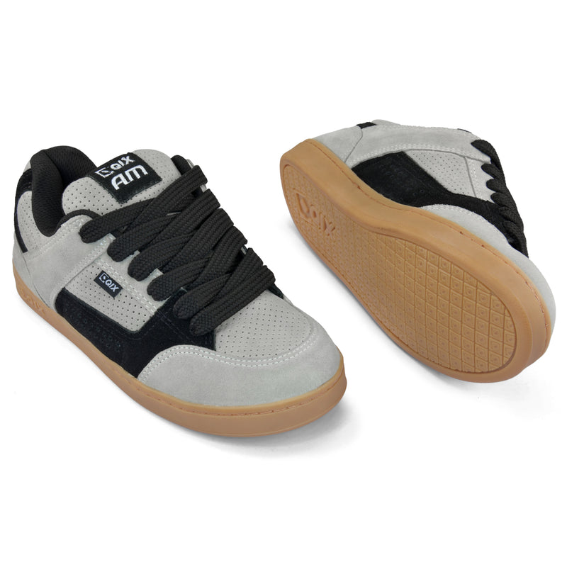 Tênis Qix AM Suede - Bege e Preto Latex