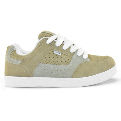 Tênis Qix AM Suede - Caqui e Branco