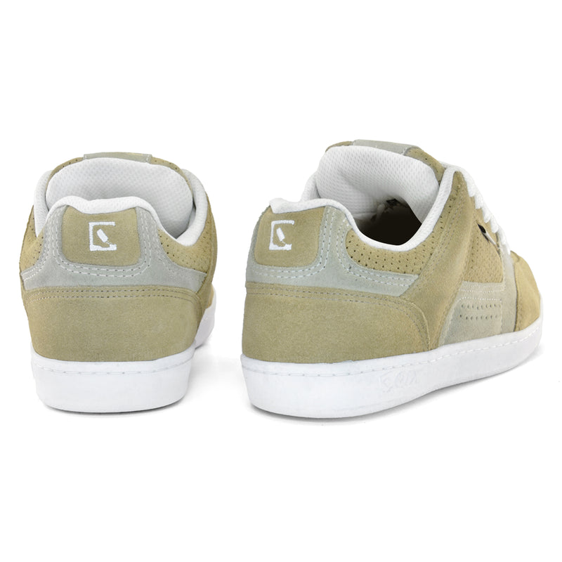 Tênis Qix AM Suede - Caqui e Branco