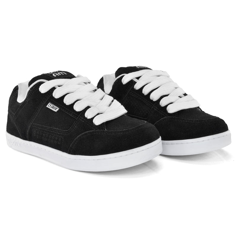 Tênis Qix AM Suede - Preto e Branco
