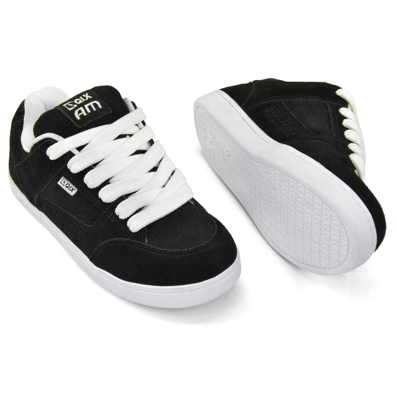 Tênis Qix AM Suede - Preto e Branco