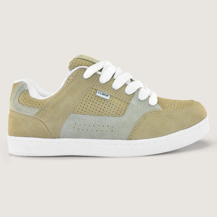 Tênis Qix AM Suede - Caqui e Branco