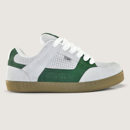 Tênis Qix AM Suede - Verde Musgo e Branco