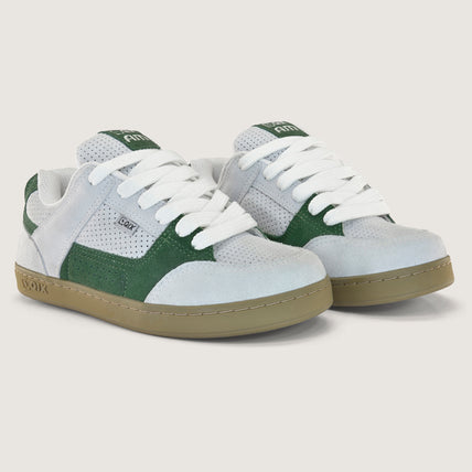 Tênis Qix AM Suede - Verde Musgo e Branco