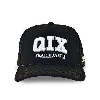 Boné QIX Skateboards Preto Camurça
