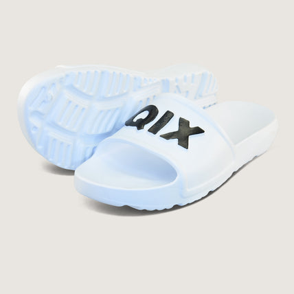 Chinelo QIX Nuvem Slide Full Branco e Preto