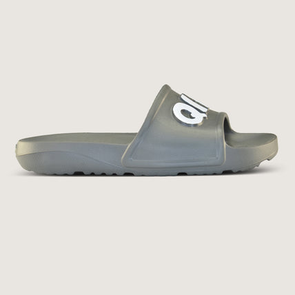 Chinelo QIX Nuvem Slide Full Cinza e Branco