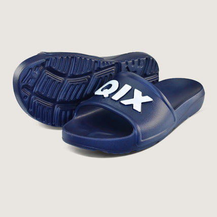 Chinelo QIX Nuvem Slide Full Marinho e Branco