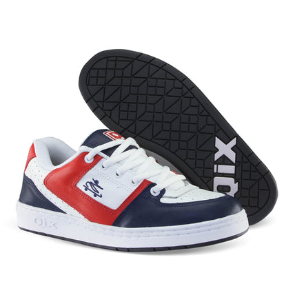 Tênis Qix Chorão 01 - Chorão Eterno - Marinho, Branco e Vermelho