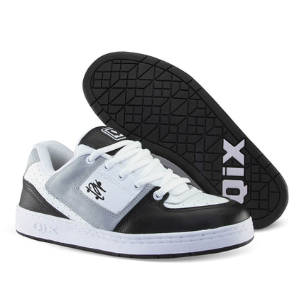 Tênis Qix Chorão 01 - Chorão Eterno - Preto, Branco e Cinza