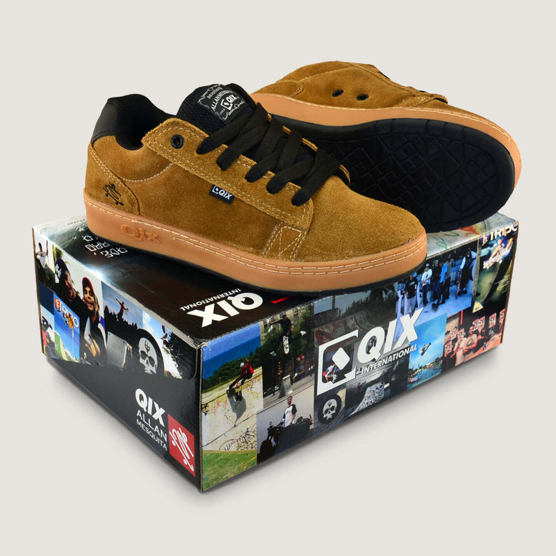 Tênis QIX Chorão Pro Model Allan Mesquita Caramelo