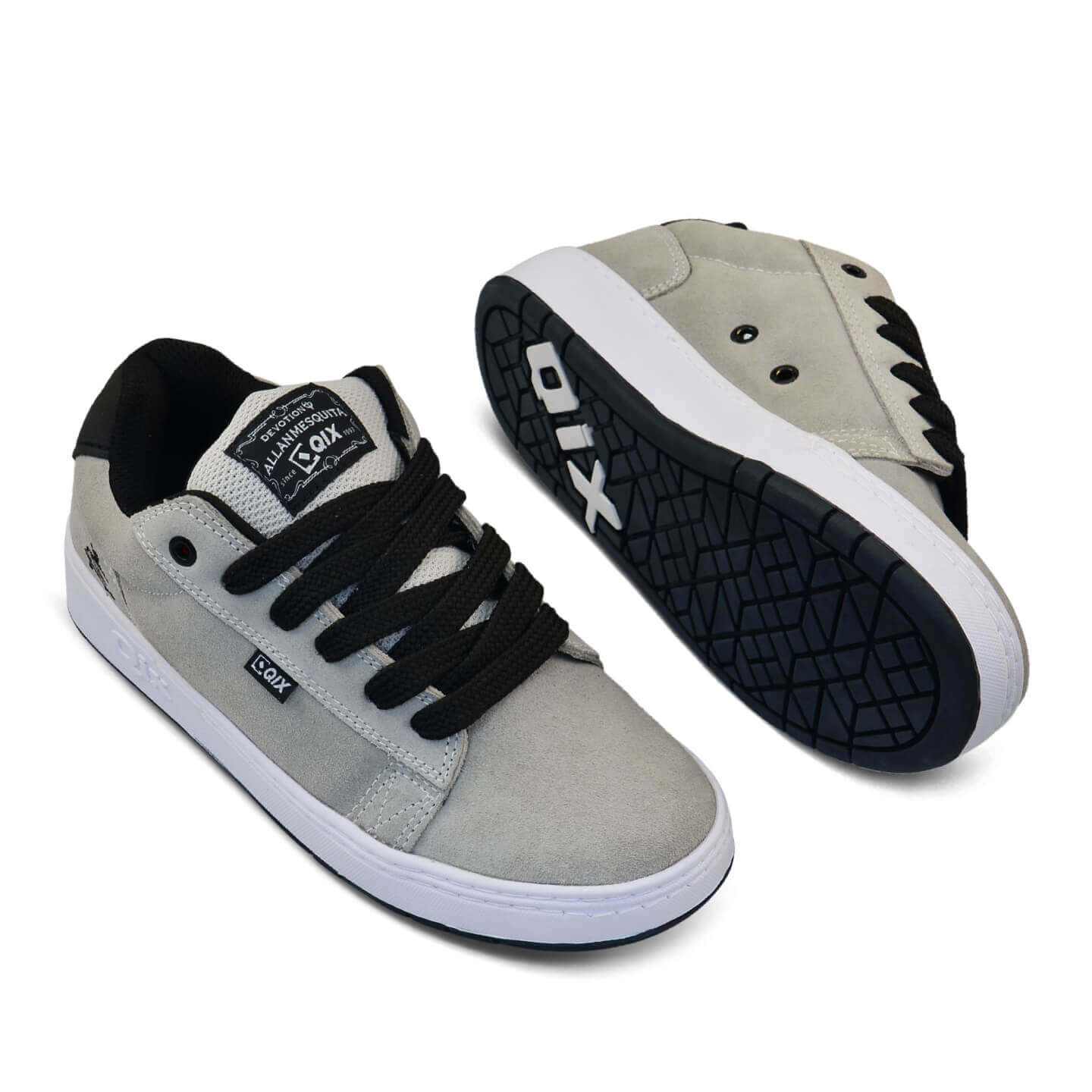 Tênis QIX Chorão Pro Model Allan Mesquita Cinza