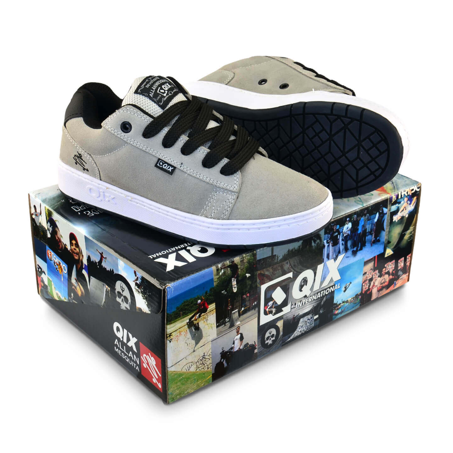 Qix Allan Mesquita Tenis Qix CamurÃ§a Qix Chorao Cinza Tênis QIX