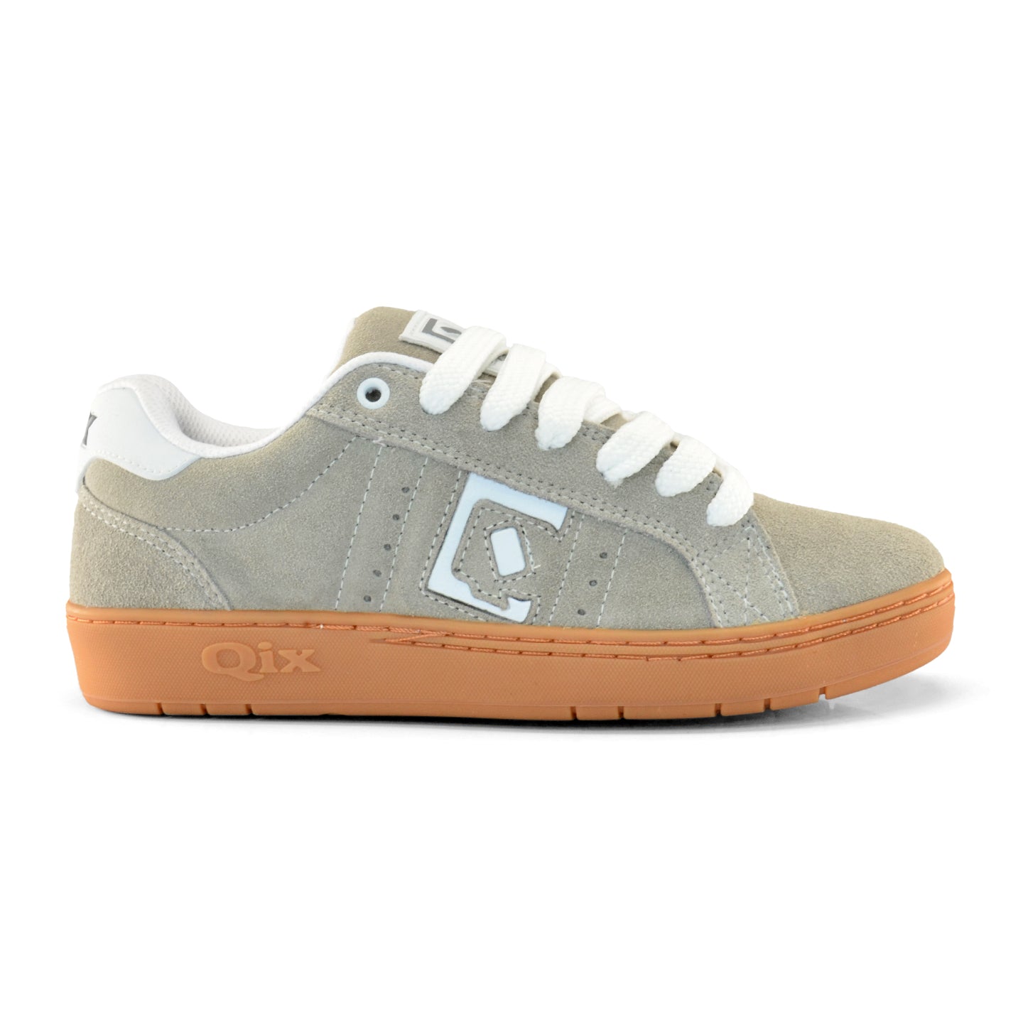 Tênis Qix Skate Combat Suede - Cinza Natural