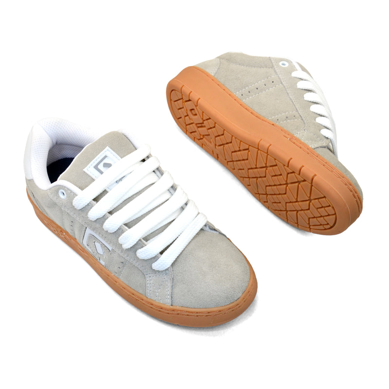 Tênis Qix Skate Combat Suede - Cinza Natural