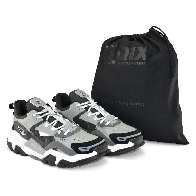 Tênis Qix Trek Urban Hiking Cinza e Preto