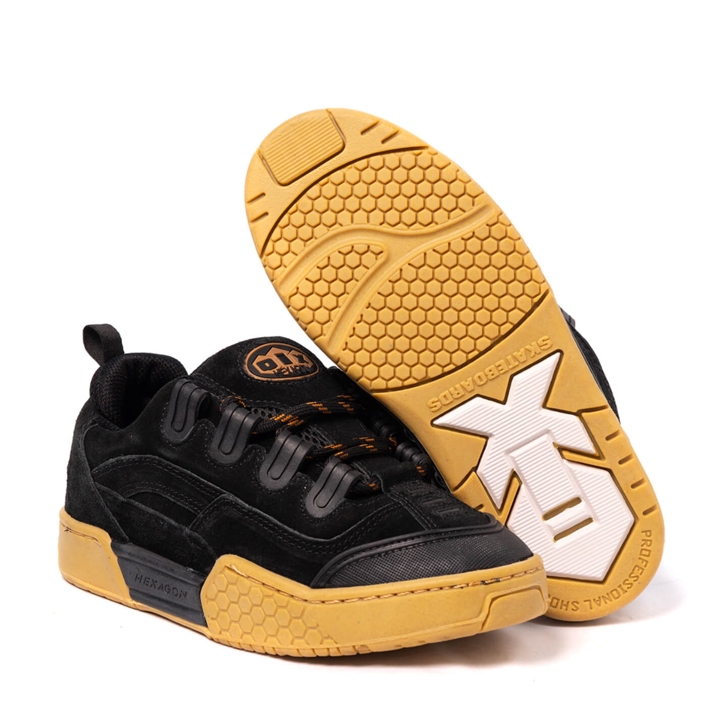 Tênis Qix Hexagon Couro Camurça -