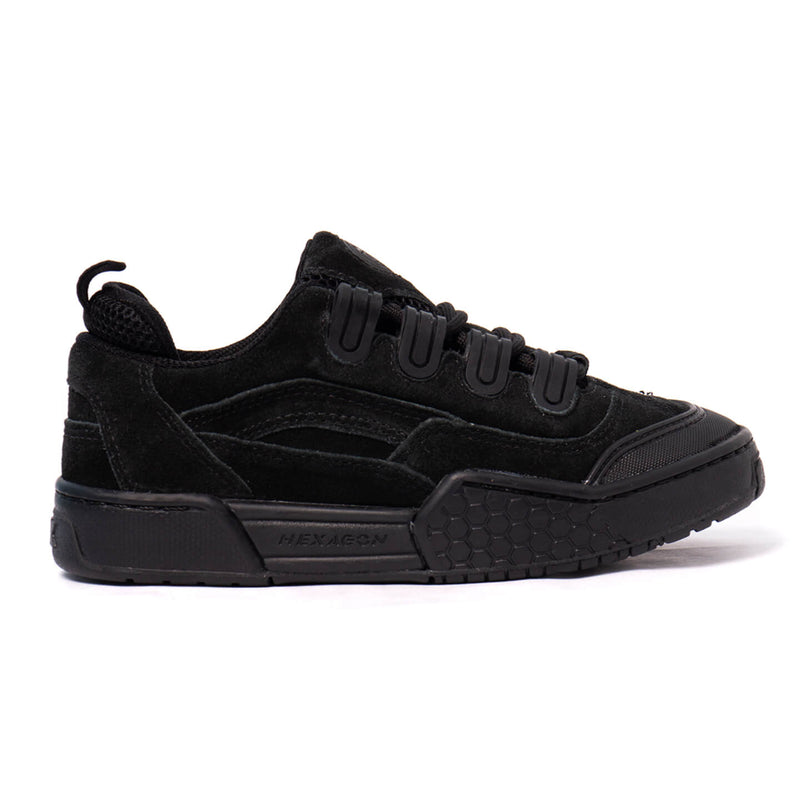 Tênis Qix Hexagon Couro Camurça -
